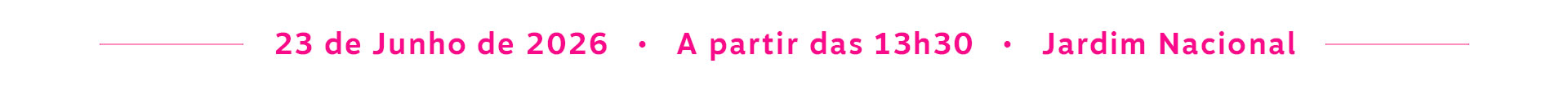 Data e local do evento